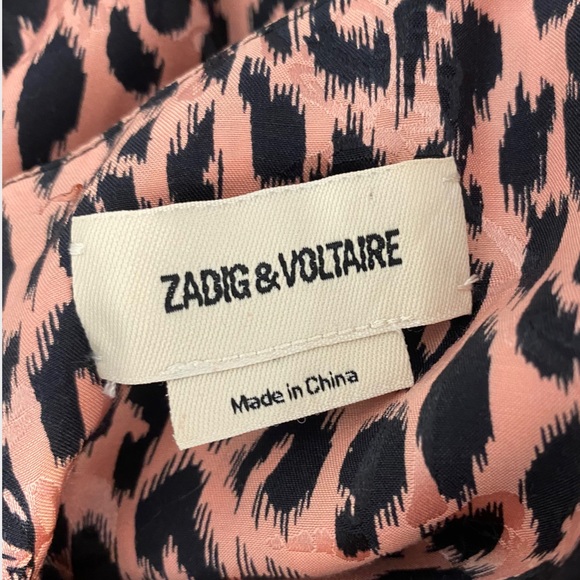 Zadig & Voltaire Pink and Black Rooka Squeleton Mini Dress Size Small - Picture 8 of 10